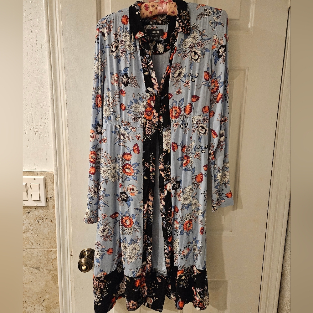 Maeve Leyster Button Down Lace-up Shirtdress s4 - Picture 3 of 6